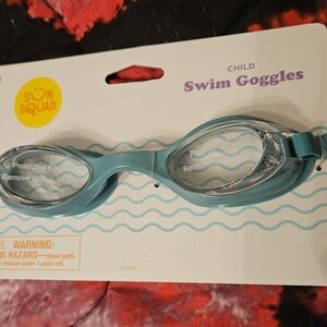 Sun Squad Child Swim Goggles - Teal